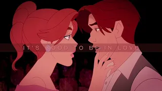 anya/dimitri 🎆 it's good to be in love (color shuffle) (also thx for 1k+!)