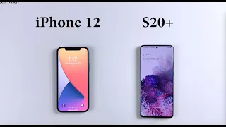 iPhone 12 vs SAMSUNG S20+ : Speed Test + Size Comparison + Ram Management