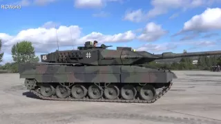 Panzer Leopard 2 A6 in Aktion Bundeswehr ♦ Main Battle Tank Leopard 2 A6 in Action Kampfpanzer 2015