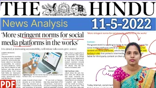 11 May 2022 | The Hindu Newspaper Analysis in English | #upsc #IAS