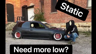 How to slam the sh*t out of your 92-00 civic #hondacivic #coilovers #eg #civic