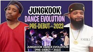 TRE-TV REACTS TO -Jungkook dance evolution [Pre-Debut - 2022]