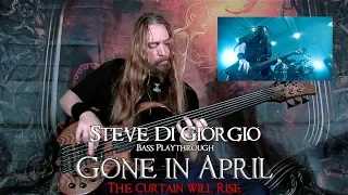 Steve Di Giorgio bass playthrough | GONE IN APRIL, The Curtain Will Rise