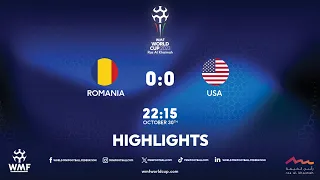WMF World Cup 2023 I Day 5 I Romania - USA I Highlights