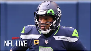 NFL Live reacts to Russell Wilson saying he didn't request a trade | NFL Live