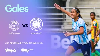 Real Santander vs. Industriales FC (goles) | Liga Femenina BetPlay Dimayor 2023 | Fecha 6