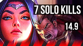 IRELIA vs DARIUS (TOP) | 7 solo kills | KR Diamond | 14.9