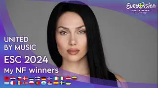 Eurovision Song Contest 2024 - My NF Winners
