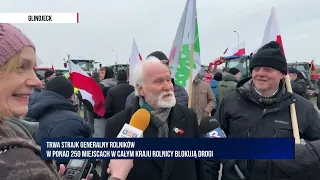 Na żywo! Glinojeck. Trwa Protest Rolników! Blokady dróg w całej Polsce | TV Republika