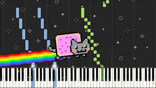 Nyan Cat (Piano Tutorial) [Synthesia]