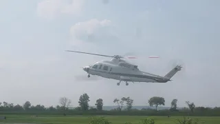 Sikorsky S-76C Arriving & Shutdown at Princeton Airport (39N)