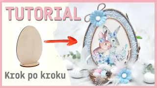 Decoupage - Easter decoration [step by step]