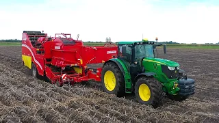 Aardappelen rooien met Grimme SE 150-60  Akkerb. Hulshof Scharmer.