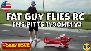 FMS PITTS 1400mm REVIEW by Fat Guy Flies RC