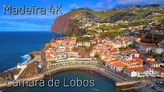 Baia de Camara de Lobos MADEIRA PORTUGAL 4K, Most Picturesque bay on Madeira Island