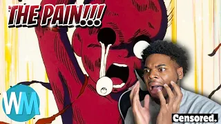 THE PAIN!!! | Top 10 Most Disturbing Anime Scenes of ALL TIME REACTION!!!