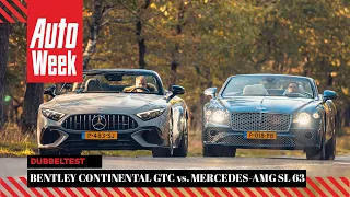 Bentley Continental GTC V8 vs. Mercedes-AMG SL 63 - AutoWeek Dubbeltest