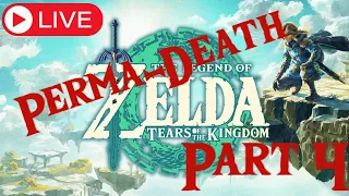 Legend of Zelda: Tears of the Kingdom PERMADEATH Challenge Part 4 - EPIC FAIL!