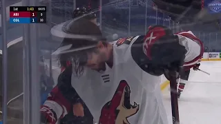 Nikita Zadorov Hits Michael Grabner From Behind, Elbows Conor Garland's Helmet Off