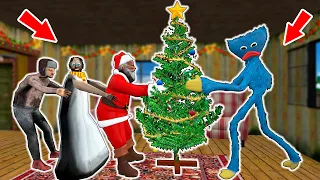 Santa Claus and Granny vs Huggy Wuggy - funny horror animation parody (p.207)