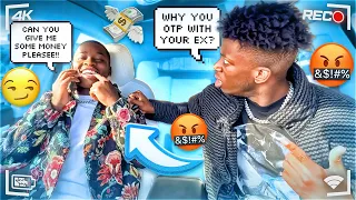 BEGGING MY EX FOR MONEY FOR MY BIRTHDAY INFRONT OF MY BOYFRIEND!!!