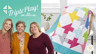 Triple Play: 3 New Churn Dash Quilts with Jenny Doan of Missouri Star (Video Tutorial)