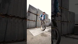 BMX краш-тест шифера BF Tech прогул успешно😎 #shorts #шифер #велосипелист #краштест #bmx #bftech