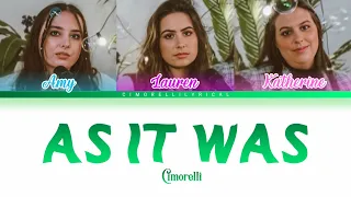 Cimorelli - As It Was (Color Coded Lyrics)