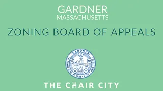 Gardner Zoning Board of Appeals ZBA Meeting Nov 17 2020