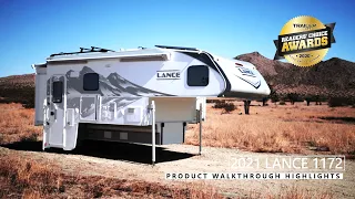 Lance 1172 Truck Camper | Floor Plan Walkthrough & Feature Highlights