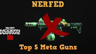 [Warzone] Top 5 Meta Guns Season 3 Reloaded