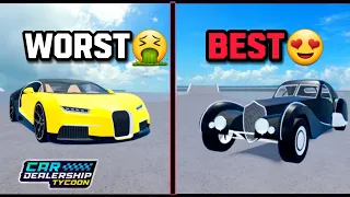 RATING CDT OFF-BRAND CARS FROM THE WORST TO THE BEST!! | Mird CDT