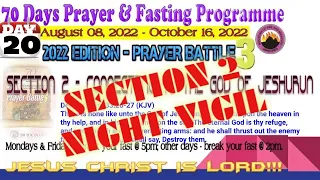Section 2 Night Vigil  MFM 70 Days Prayer & Fasting Programme 2022.Prayers from Dr DK Olukoya