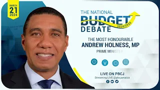 Budget Debate 2024 Andrew Holness