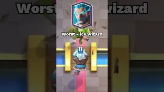 Best and Worst Cards for Each Rarity Part 2 #clashroyale