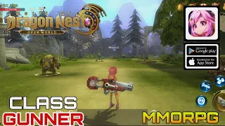 World of Dragon nest Gameplay Class Gunner | MMORPG For Android/ios