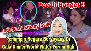 PECAH,INDONESIA EMANG ASIK, PEMIMPIN NEGARA LAIN SAMPAI BERGOYANG DI GALA DINNER‼️MALAYSIAN REACTION