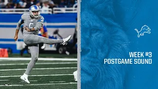 2021 Week 3 Detroit Lions vs. Baltimore Ravens: Postgame Sound