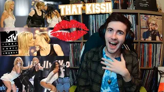 THAT KISS!! - Madonna, Britney Spears & Christina Aguilera VMA | 1st Time Reaction! | Madonna Monday