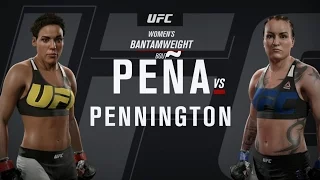 UFC 2 ● UFC WOME'S STRAWWEIGHT ● MMA FIGHT 2016 ● JULIANNA PENNA VS RAQUEL PENNINGTON