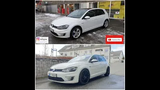 2015 VW GOLF GTE (307HP) 0-100 km/h acceleration in 5.5s FWD without launch control 2160p 4K ULTRAHD