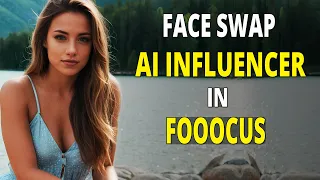 FaceSwap AI Influencer in Stable Diffusion | Fooocus Tutorial in Google Colab for FREE