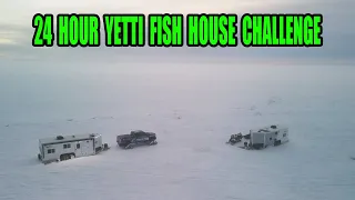 Overnight Ice Fishing in a YETTI! | Lake Winnipeg 24 Hour Challenge!