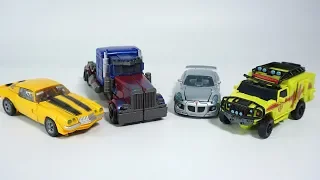 ASMR Transform Transformer Studio Series Autobots Optimus Prime Ratchet Bumblebee Jazz