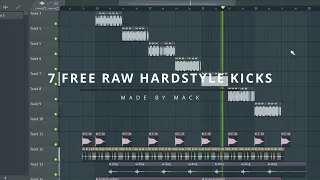 7 RAW #HARDSTYLE KICKS 2022 #FREE #DOWNLOAD