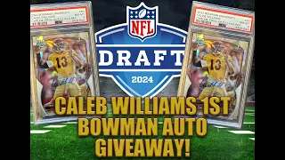 CALEB WILLIAMS 1ST BOWMAN AUTO GIVEAWAY! | Details in the description!