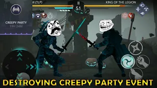 Destroying Creepy Party Event with Immortal Lord Set | Shadow Fight 3 Hindi Gameplay