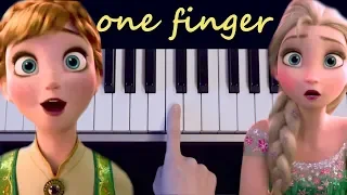 Frozen 2 - All Is Found / one finger EASY piano tutorial (melodica tutorial)