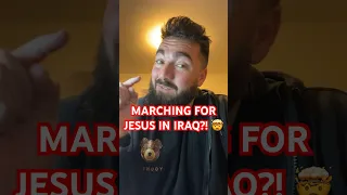 MARCHING for JESUS in IRAQ?! 🤯 #jesusisking #iraq #march #salvation #revival #prayer