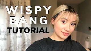 CUT PERFECT BANGS AT HOME